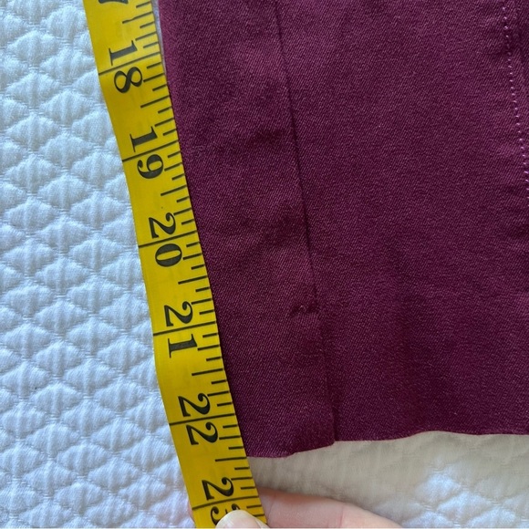 Anthropologie The Essential Slim Trousers Red Stripe • 0 - Picture 8 of 8